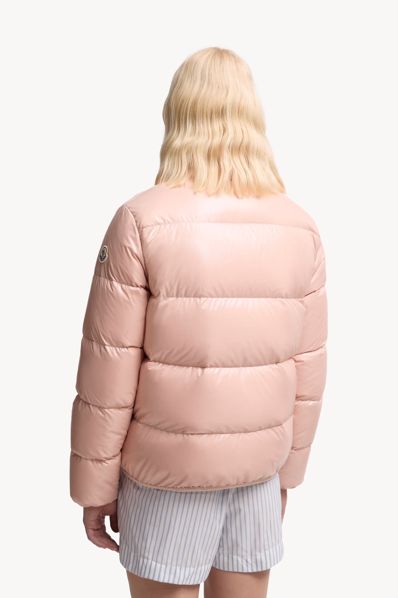 Abbadia Short Down Jacket Women Pink Moncler 5